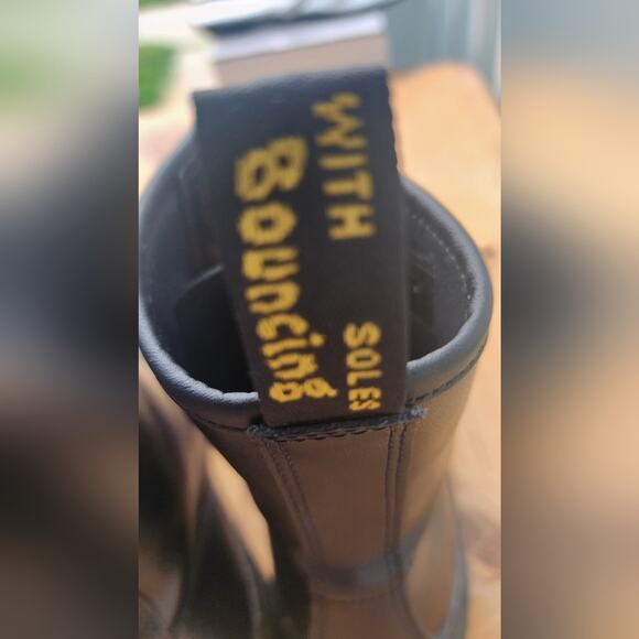 Dr. Martens Black Leather Boots
